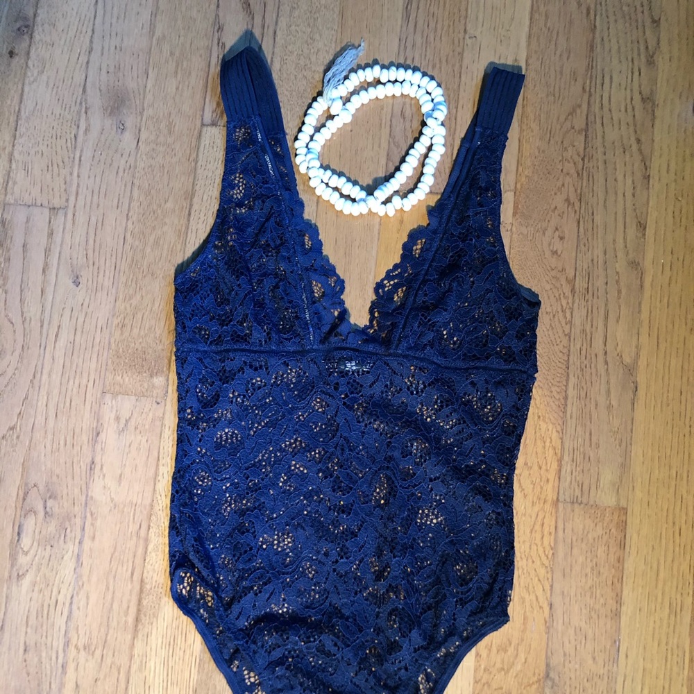 Victoria Secret Lace Teddy Bodysuit